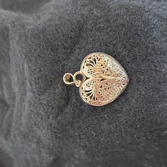 925 heart Pendent - Picture 1 of 1